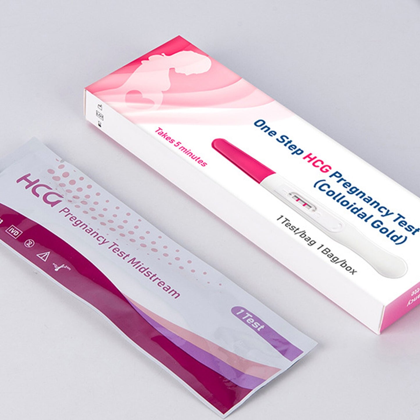 Stick Home Private Test Strips HCG Urine Early Pregnancy Midstream Pregnancy Urine Test Ome For Women